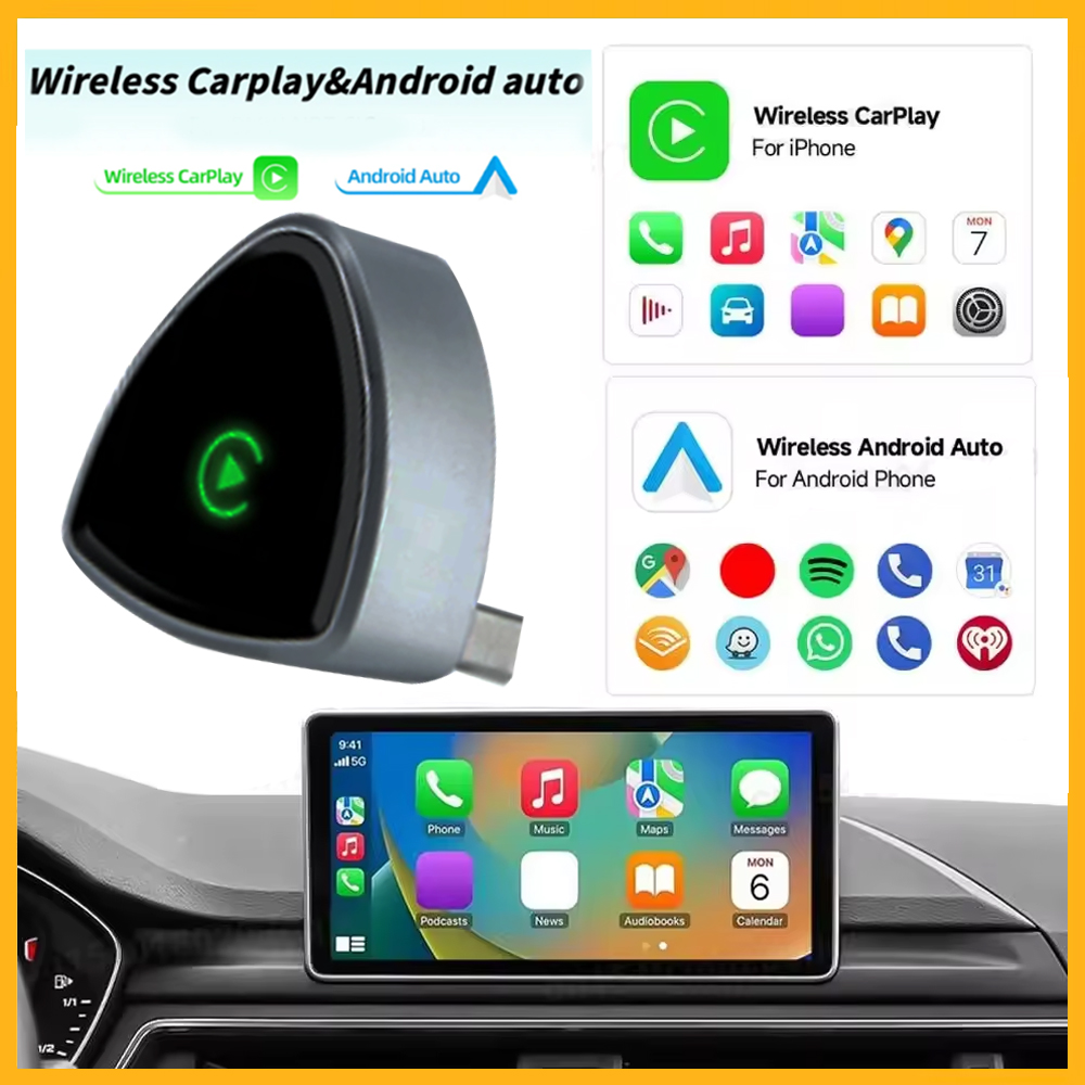 Wifi Smart Plug - 2025 New Wireless CarPlay Android Smart