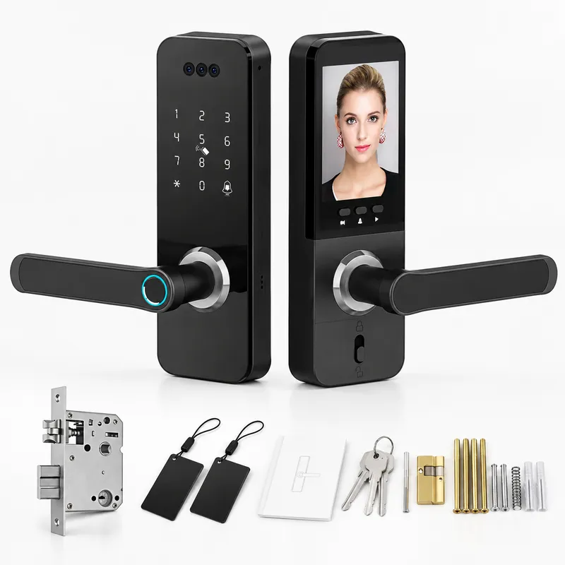 Smart Door Lock Wifi - Household Facial Recognition Lock Cat Eye