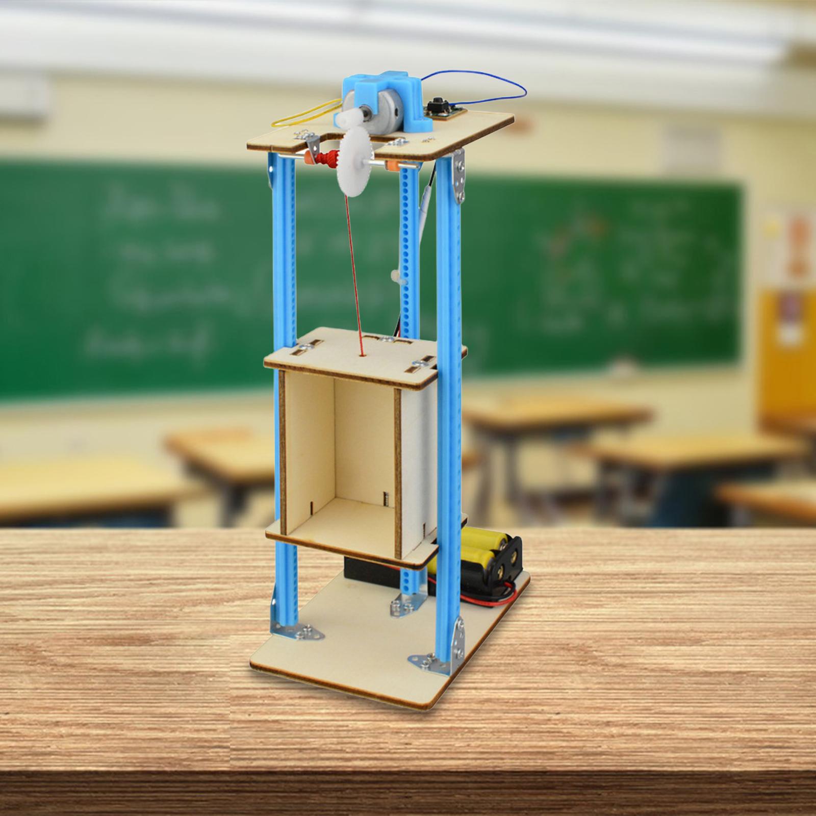 DIY Wooden Elevator Toy Model  - Stem Robotics Kit recension och pris