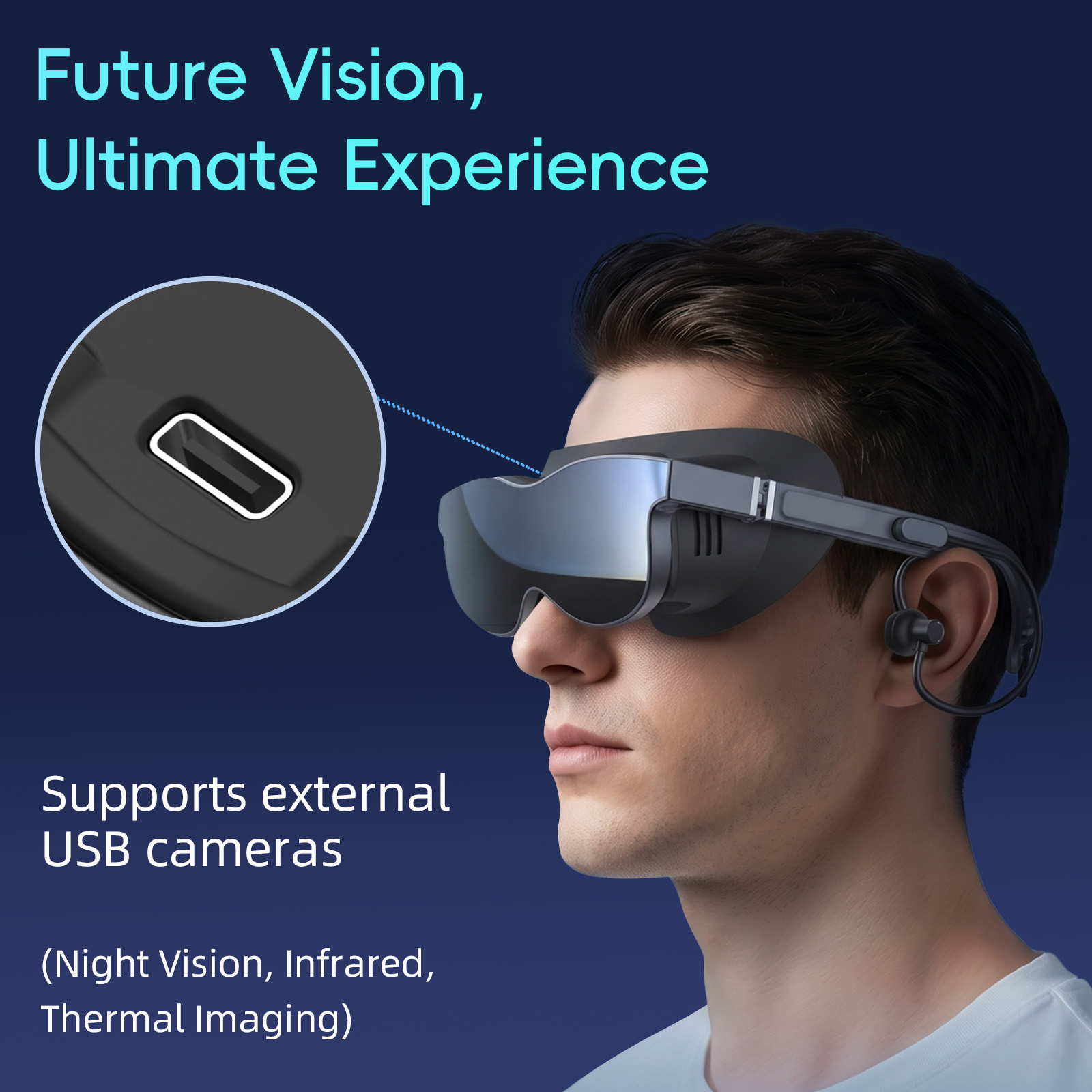 ENMESI V60 AR Smart Glasses 70 - Wifi Smart Plug recension och pris