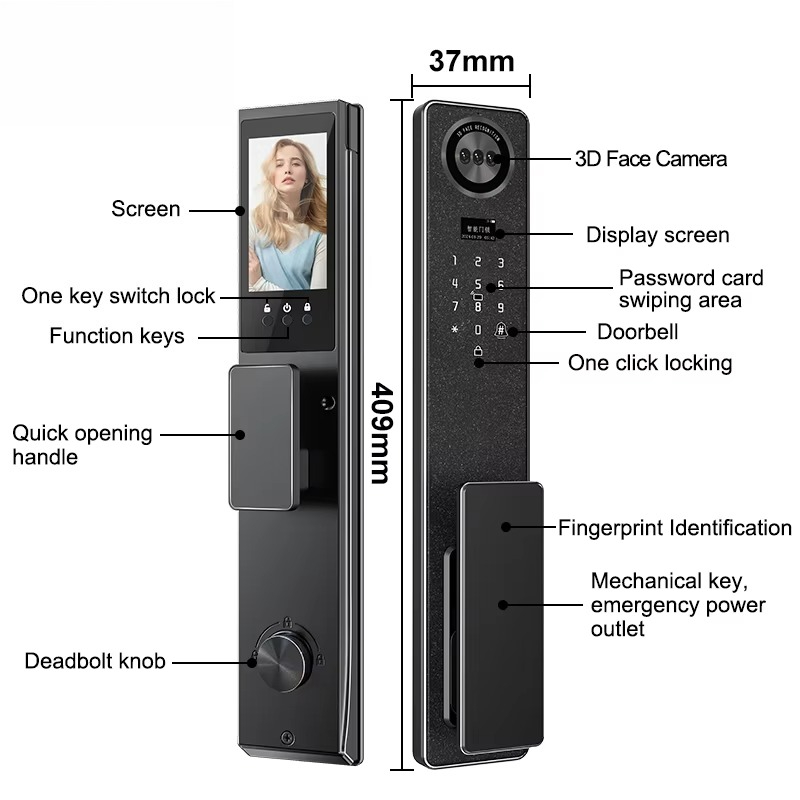 Tuya WiFi Smart Door Lock, Hom - Smart Door Lock Wifi recension och pris