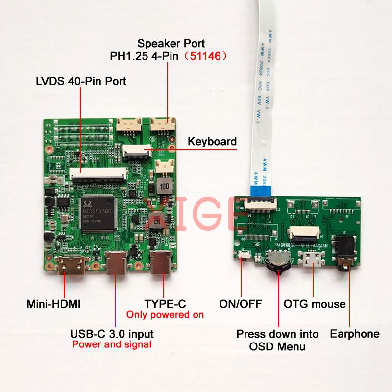 Fit LP140WH1(TL)-TLA1/TLC6/TLD - Microcontroller Kit recension och pris