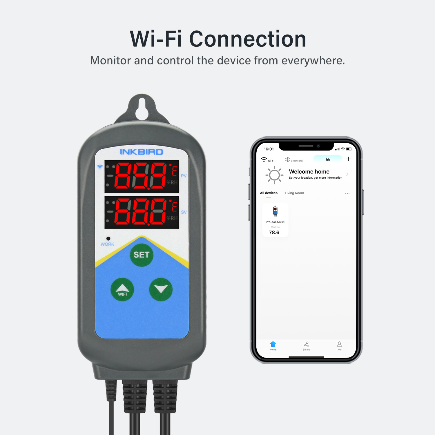INKBIRD WIFI Thermoregulator I - Wifi Thermostat recension och pris