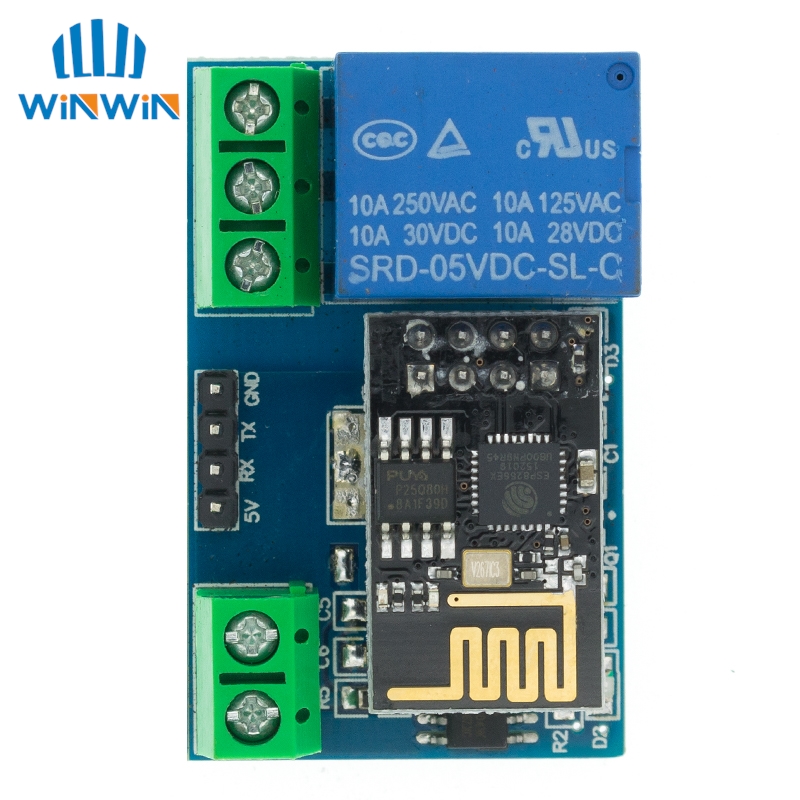 ESP8266 ESP-01 ESP-01S 5V WiFi - Esp8266 Relay Module recension och pris