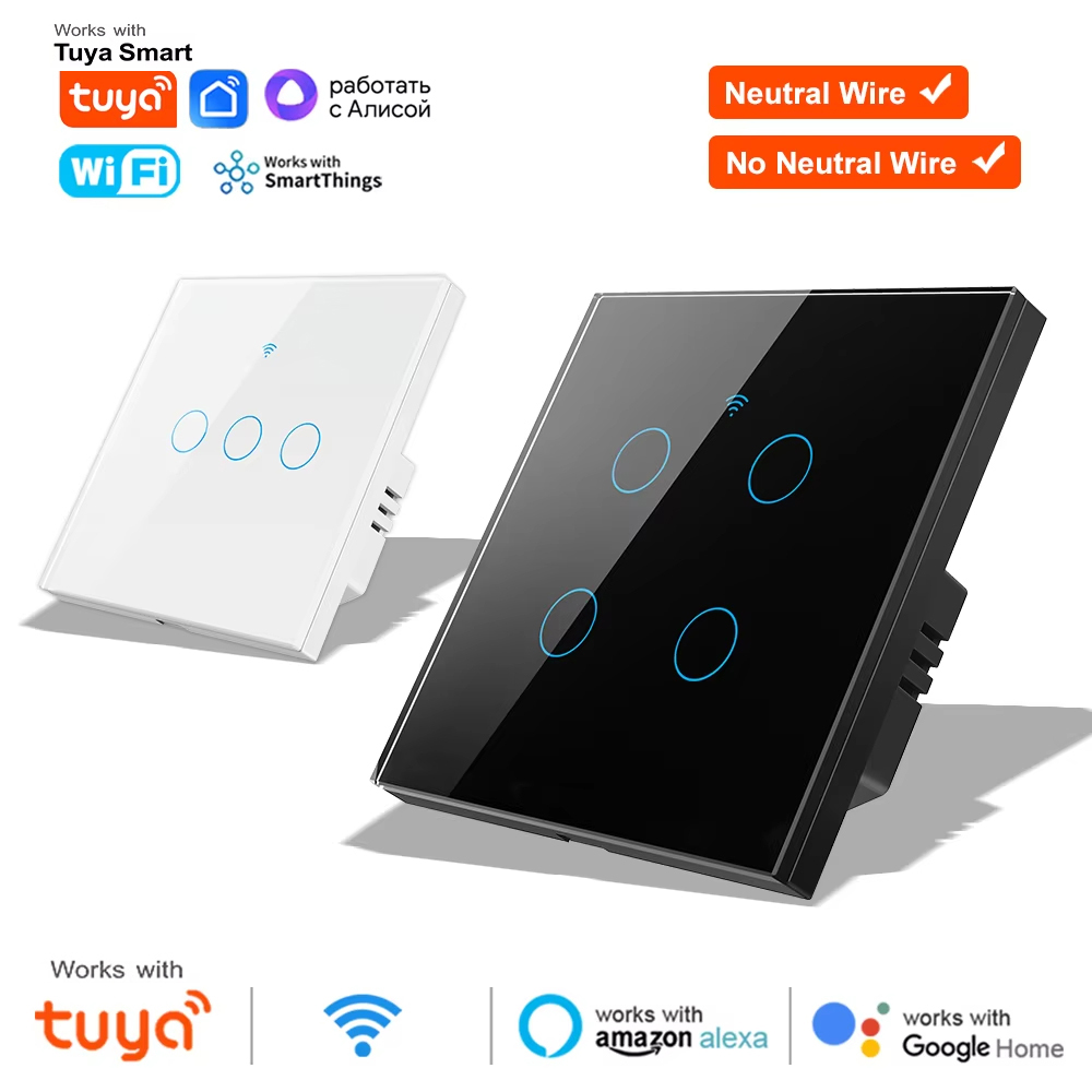 1 2 3 4 Gang WiFi RF 433mhz To - Smart Light Switch Wifi recension och pris