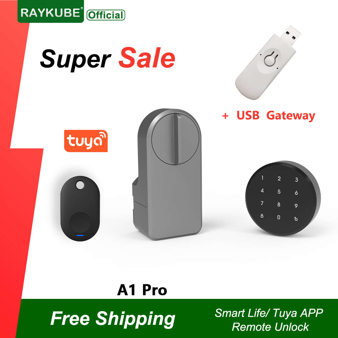 RAYKUBE A1 Pro Tuya BEL Smart  - Smart Door Lock Wifi recension och pris