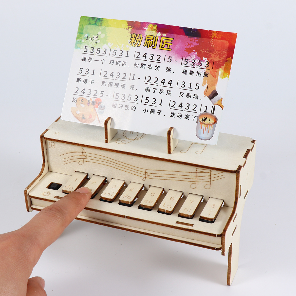 DIY Wooden Electronic Piano Mo - Electronics Project Kit recension och pris