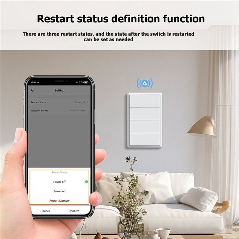 DTA4-Voice Control For Smart L - Smart Light Switch Wifi recension och pris
