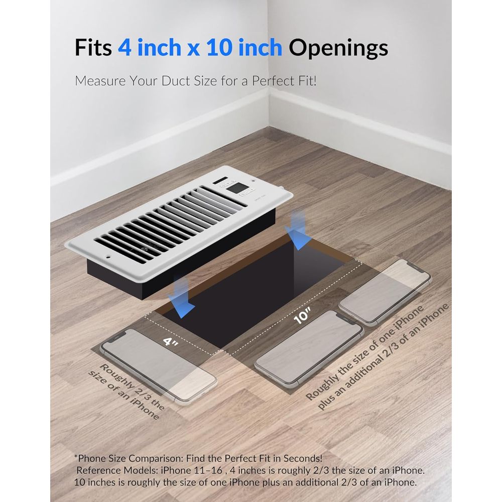 Super Quiet Register Booster F - Wifi Thermostat recension och pris