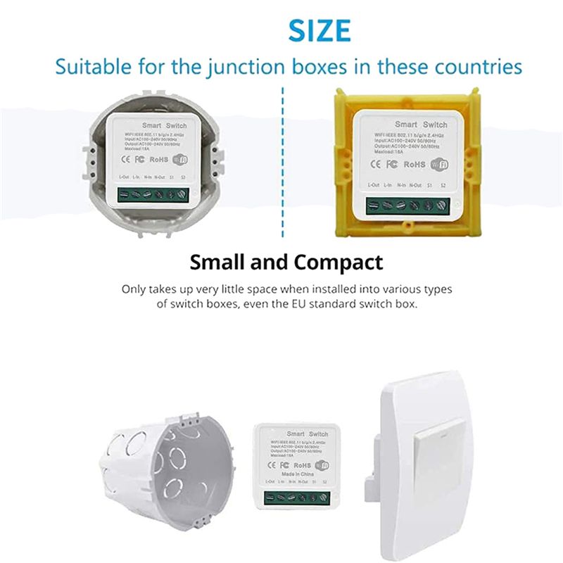 10X Mini Smart Wifi Relay Swit - Smart Light Switch Wifi recension och pris